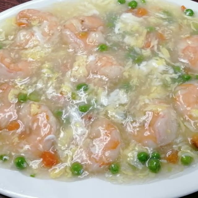 Shrimp with Lobster Sauce.