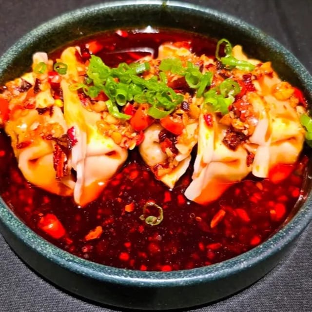 Sichuan Pork Dumplings.