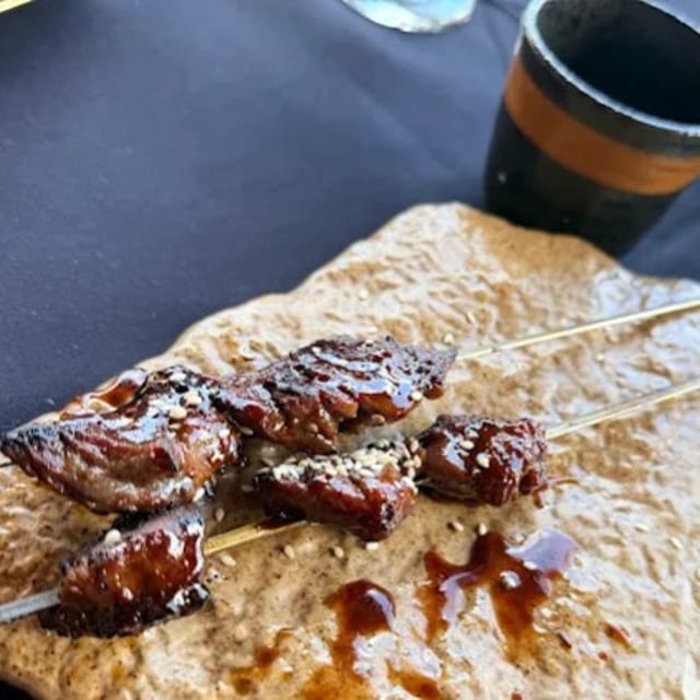 Beef Skewers.